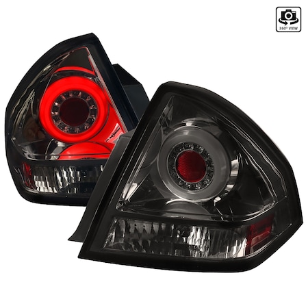 Spec-D Tuning 06-13 Chevrolet Impala LED Tail Lights Smoked LT-IPA06GLED-TM